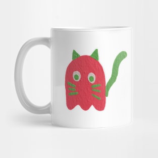 Boo ghost cat halloween Mug